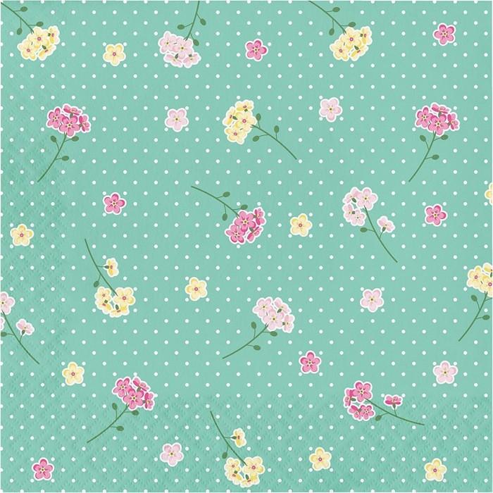 Creative Party Flowers Tea Party Disposable Napkins (Pack of 16)