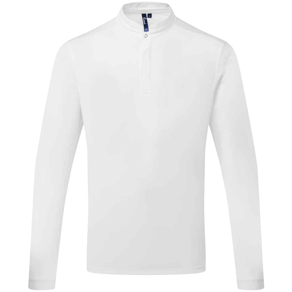 Premier Mens Essential Coolchecker Long-Sleeved Chef Shirt