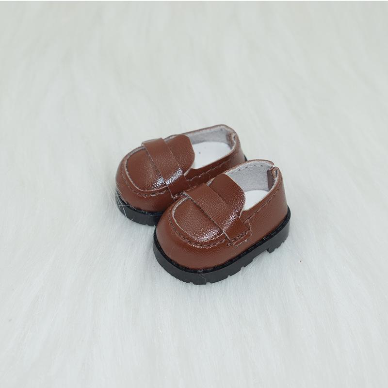 10CM Cotton Doll Leather Shoes - Fit 8 Point Dolls, 22CM Joint Dolls, Toy Dress-Up, 3.8 CM Shoes.
