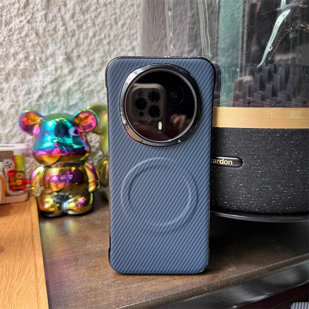 Slim Carbon Fiber Pattern Magnetic Anti-Drop Case For Honor Magic 8 7 6 Pro 500 400 200 Pro 300Ultra Shockproof Protection Cover