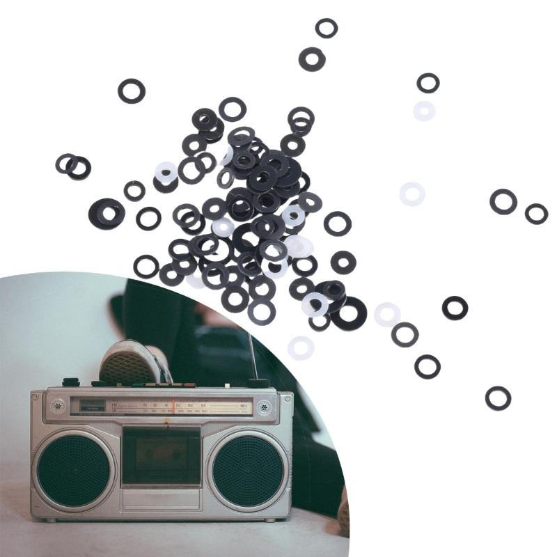 1Set Assorted Cassette Lock Clips Fasteners Belt Pulley Buckle for Tape Recorders PVC Multiple Purpose