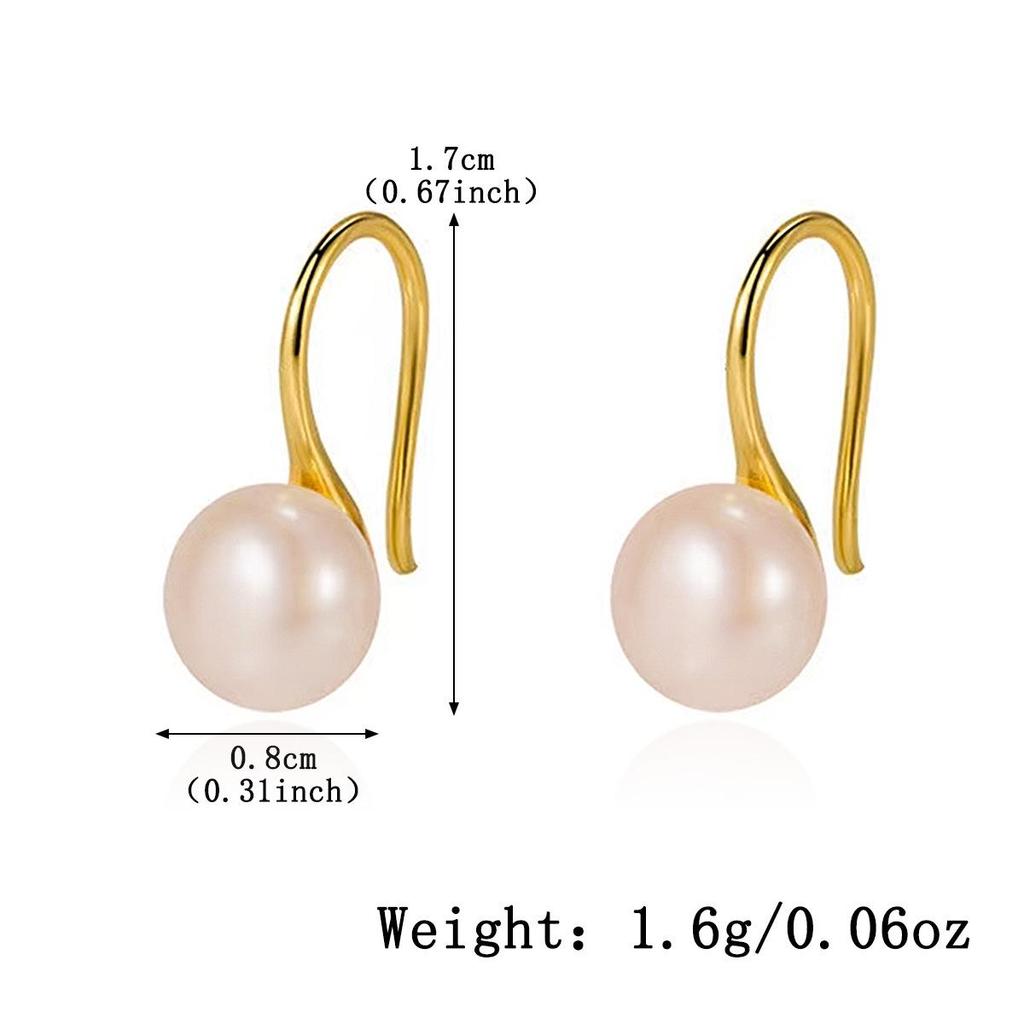 Classic Pearl Earrings: Versatile, Elegant, and Fresh Ear Hooks