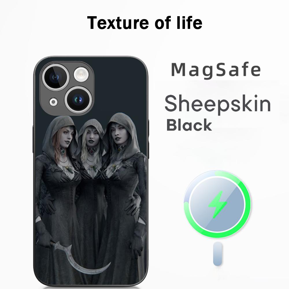 Pop ins thriller evil daughter poster Phone Case For iPhone 17 16 15 14 13 12 Plus Pro Max High-end Luxury Magsafe Sheepskin