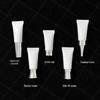 In Stock: 3g White Soft Tube for Cosmetic Refill with Inner Plug, Small Capacity Trial Size