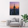 Leinwanddruck, Empire State Building bei Sonnenuntergang