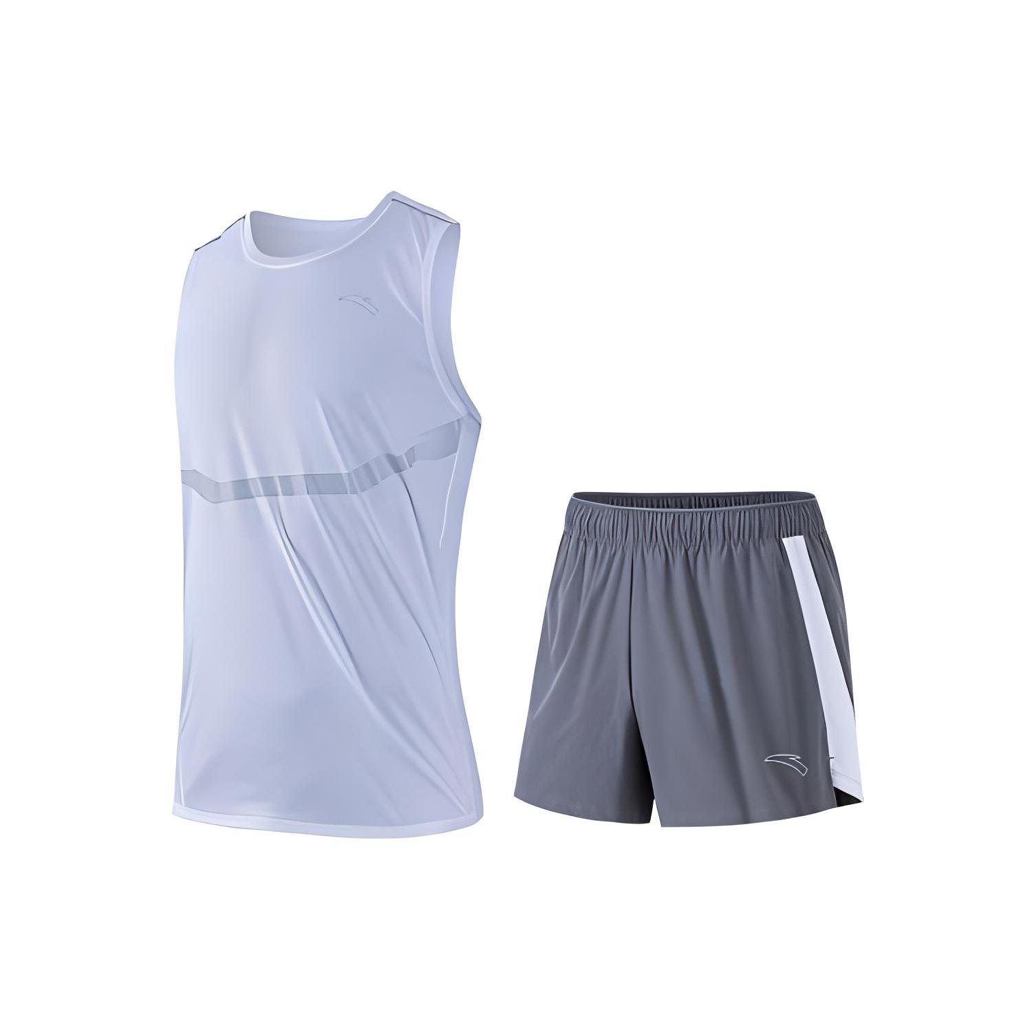 Anta Running Collection Running Clothing Sets Men s White+Gray 952325201-2 S