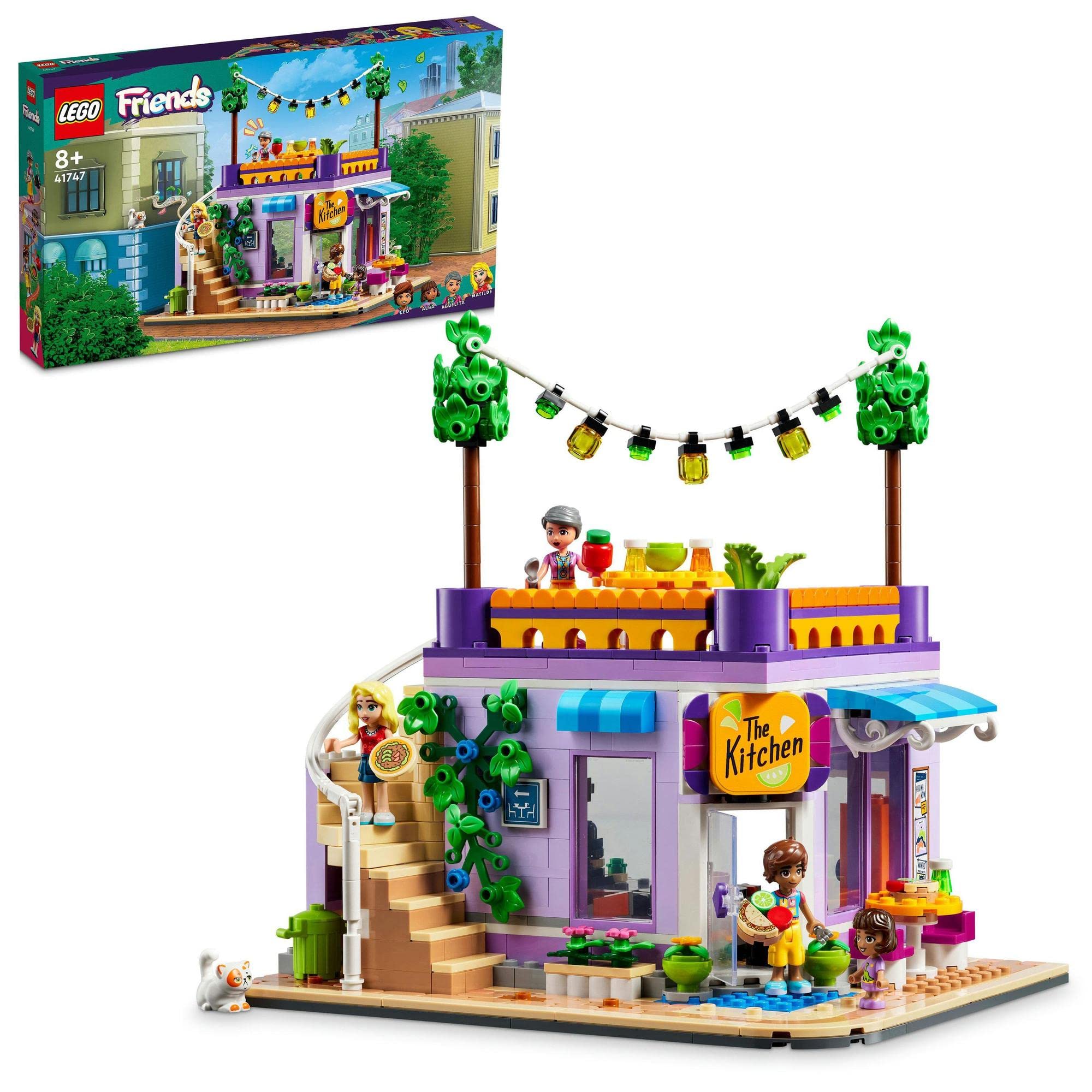 

LEGO Friends Город Хартлейк Сити Общественная кухня 41747 Игрушечные блоки Подарок Городское здание Игра понарошку Девочки Возраст 8 лет и старше