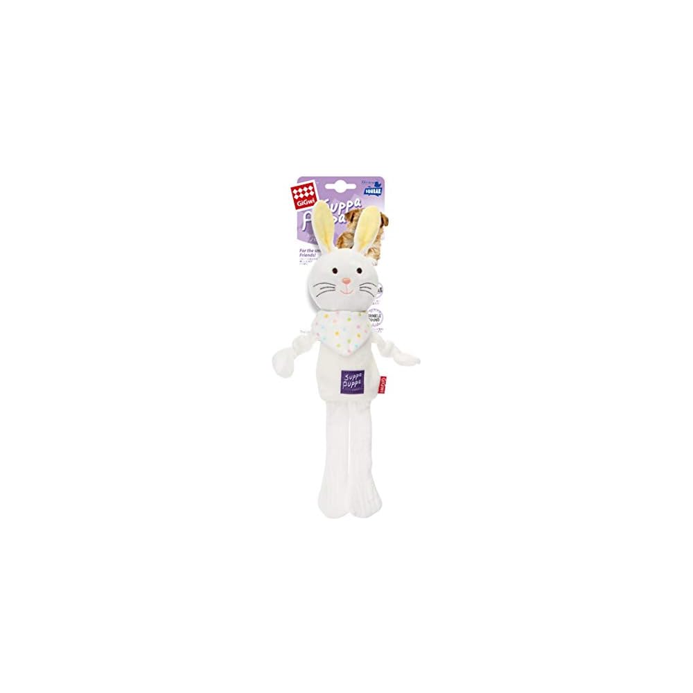GiGwi Supapuppa Nobby Rabbit Plush Toy Soft and Cuddly for Kids