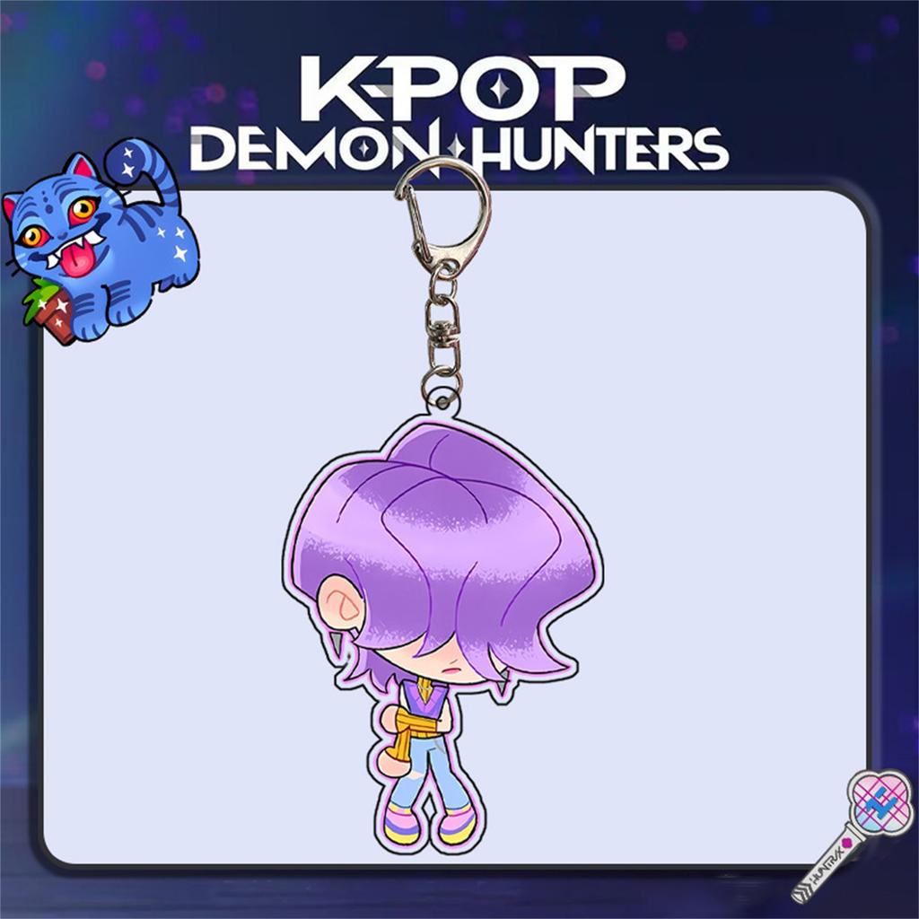Cartoon Anime Movie Transparent Acrylic Keychain Pendant, Exquisite Gift Hanging Accessories For Backpacks