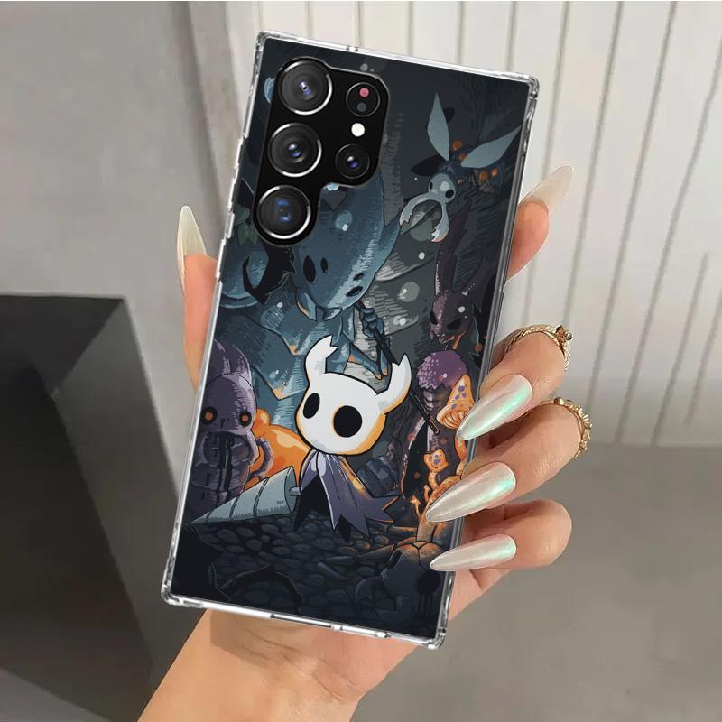 Hollow Knight Cartoon Phone Case for Samsung Galaxy S26 S24 S23 Ultra S25 Edge S22 S21 Plus S20 FE + Soft Print Shell Funda Gala