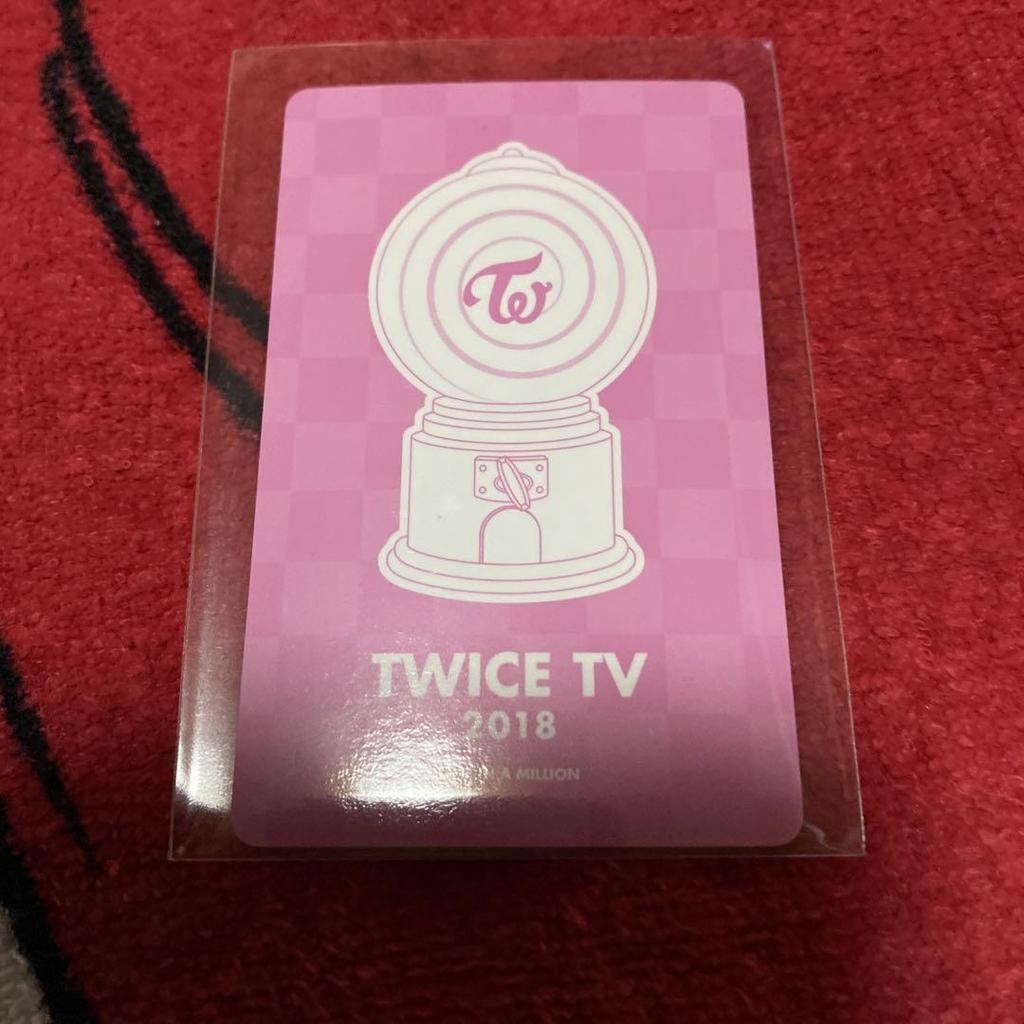 [USED] TWICE TWICE TV 2018 Jihyo Trading Card