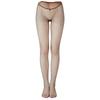 Women Hollowout Sheer Fishnet Tights Stockings Low Cut V Waist Shimmering Metallic Pantyhose Leggings Party Hosiery