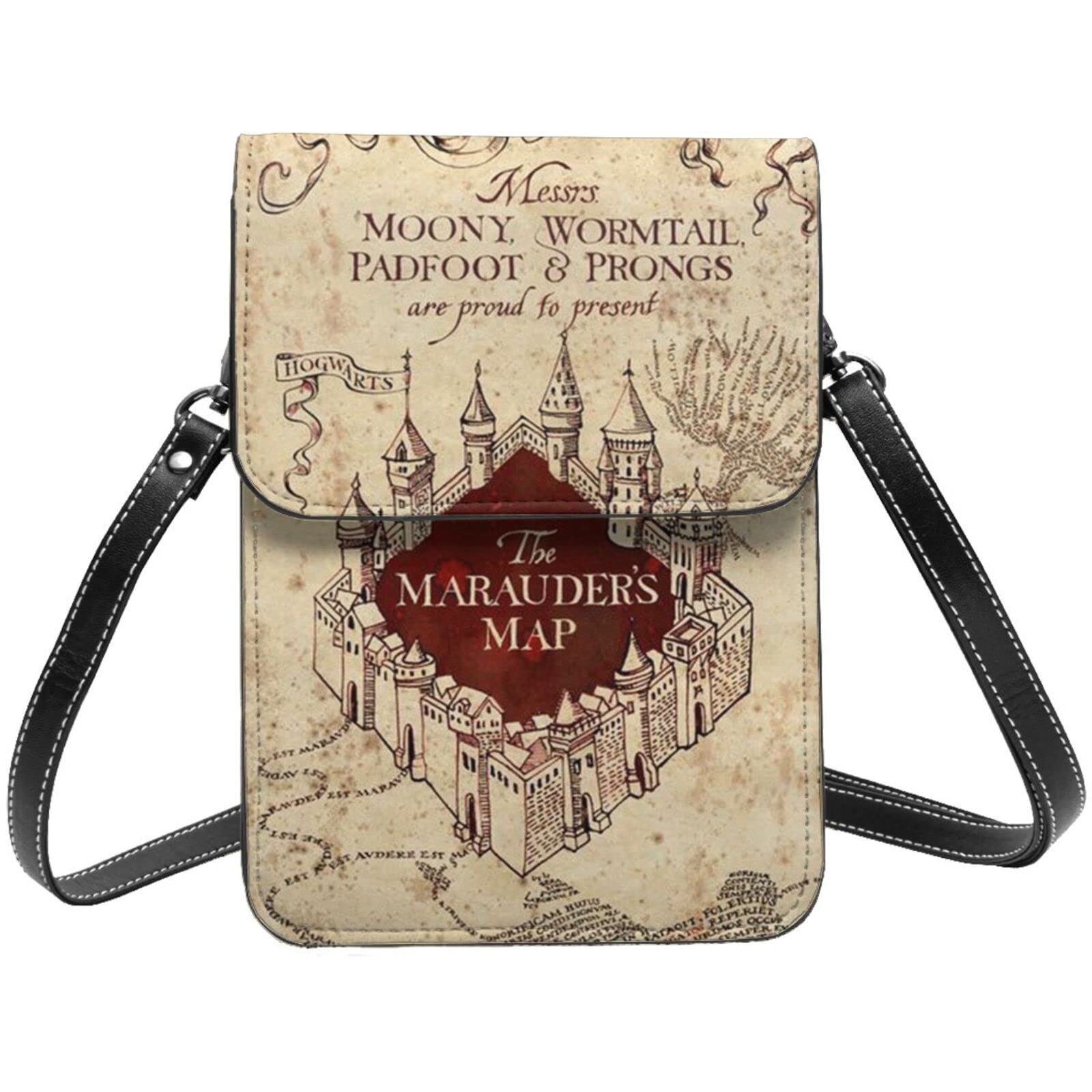 

[JMI] Harry Potter Smartphone Pouch Genuine Leather Shoulder Bag Slim Ladies Men s Mini Pouch