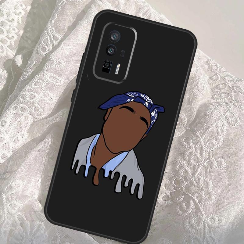 2Pac Tupac Shakur Case For Xiaomi 14T Pro 13T 12T 11T 13 14 Ultra POCO F6 Pro M6 M5s F3 F5 X3 X5 X6 Pro Cover