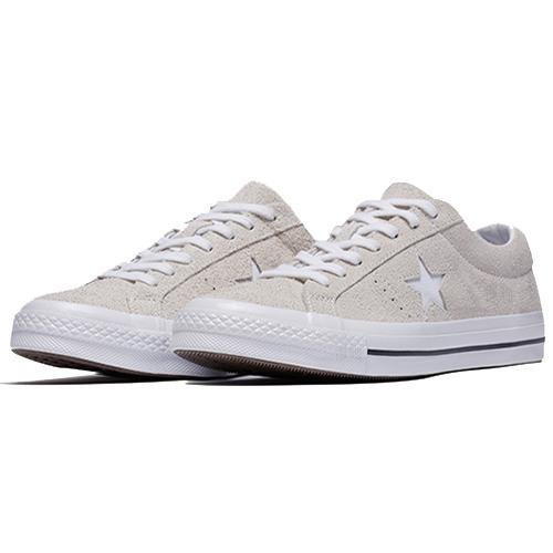 One Star Converse Low Vintage Suede White 161577C