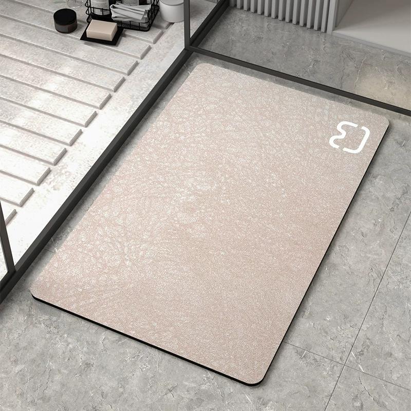 Disposable Diatom Ooze Cushion Toilet Bathroom Mats Minimalist Indoor Scrubbing PVC Foot Pad Entry Door High-End