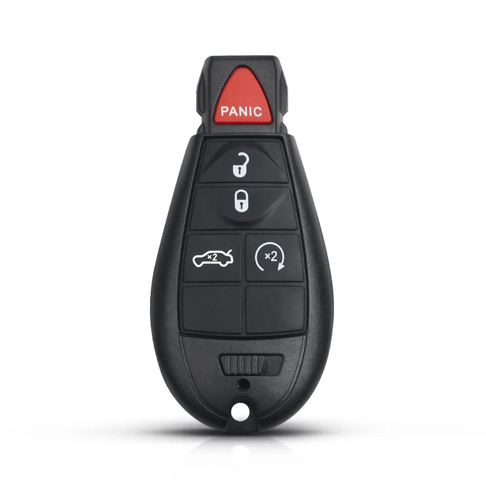 For Chrysler Town & Country Jeep Grand Cherokee Dodge Magnum Durango Car Remote Key Shell 2/3/4/5/6/7 Buttons Fob Case