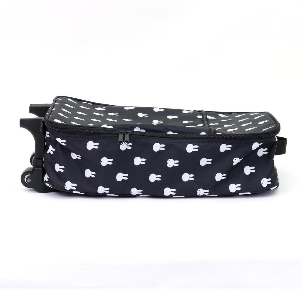 Hapitas Miffy Folding Carry Bag TRC0410 Many Faces Black B115.