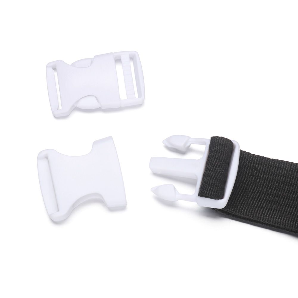 Webbing Plastic White Side Release Buckles Curved Buckle Backpack Belt Parts Paracord Bracelet Lock