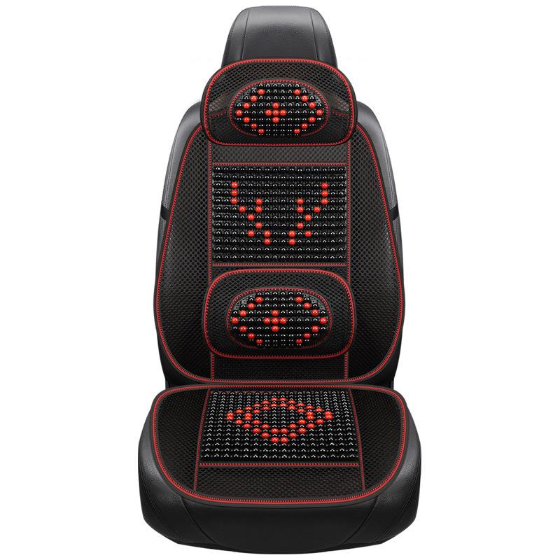 Universal Ventilated Wooden Bead Car Seat Cushion for All Seasons