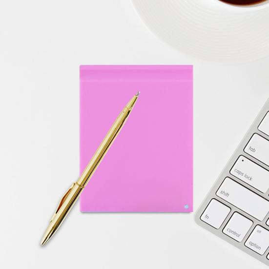 Reusable Silicone Writing Board Notebook with Badge Clip for Nurses Teachers Erasable Notepad with Pen Loop Eco-Friendly Memo Pad