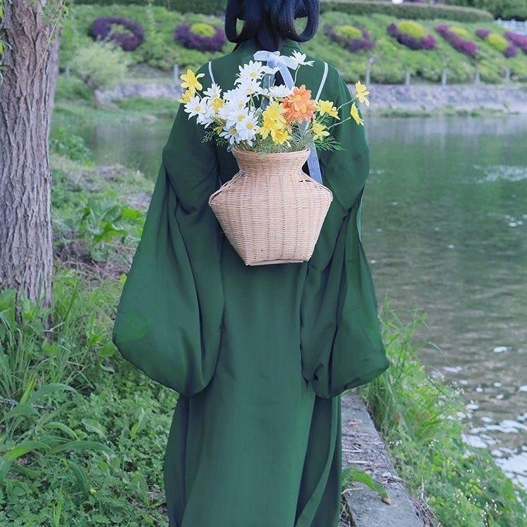 Elegantní pohádkový oblek Hanfu ve stylu čínské dynastie Wei a Jin