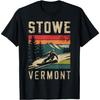 Stowe Vermont Snowboard Vintage Snowboarding Mountain T-Shirt