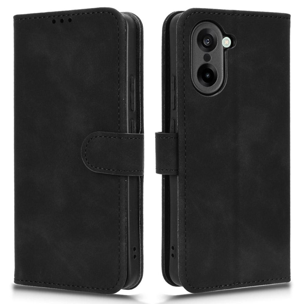 For OnePlus Ace 5 Racing 5G Leather Case Skin Feel Anti Drop Wallet Flip Phone Cover