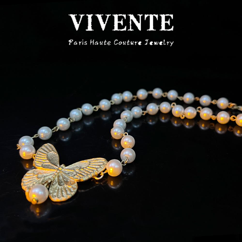 

Ожерелье с бабочкой, браслет, набор серег, текстура, фруктовое ожерелье с дофамином, браслет с гвоздями, комплект ювелирных изделий, подарок