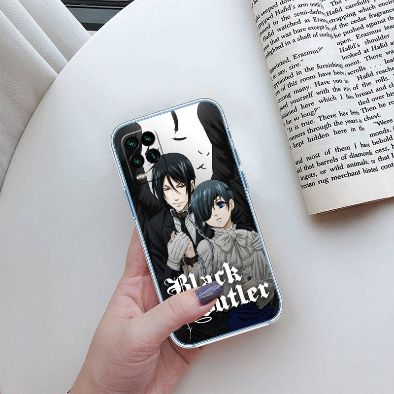 JO6 Black Butler Phone Case for Motorola E22S E7 G6 G7 G8 G9 Plus Power Play G10 G20 G04 E30 E40 E22 E20 E13 G22 G23 G Stylus Play
