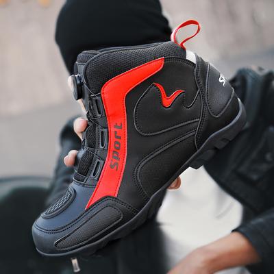 Motorlaarzen heren hoge schacht professionele rijlaarzen mode outdoor plus size casual zachte zool sportlaarzen motorlaarzen