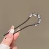Elegant Pearl U-shaped Hairpin for Women - New Chinese Style Updo Accessory 2025