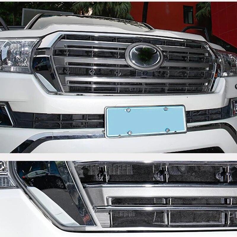 Stainless Car Insect Screening Mesh Front Grille Net For Toyota Land Cruiser 200 LC200 FJ200 2008-2018   Accessories