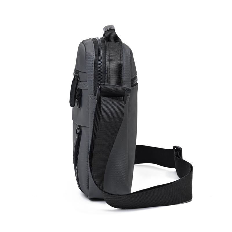 Men's Crossbody Bag - Multi-Compartment Business Shoulder Bag with Adjustable Strap, Compact Design for Travel & Everyday Use