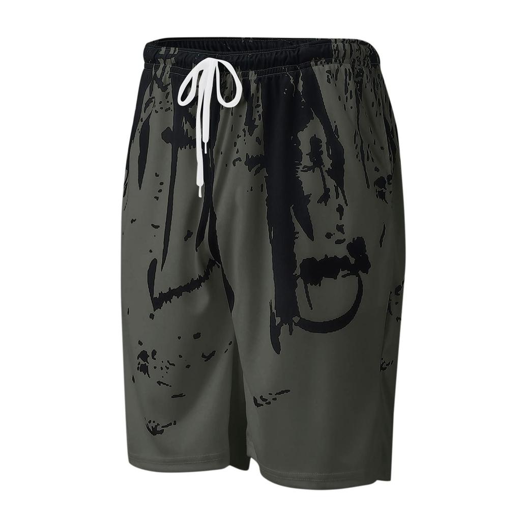 Herren Badehose Schnelltrocknend mit Kordelzug, Leichte Sommer Strandshorts, -Aktivierte Farbwechselnde Shorts