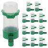 12Pcs Automatic Bird Water Dispenser Spillproof Large Capacity ABS Material Easy Clean for Parrot Pigeon Parakeet Cage Water