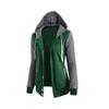 Herbst Sport Damen Colorblock Hoodies Mantel Langarm Kapuzenjacke Oberbekleidung