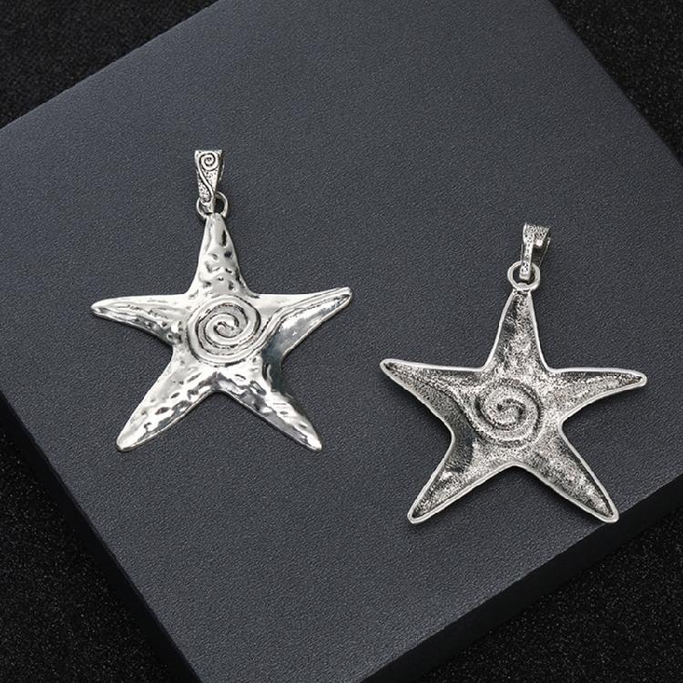 Flat Star Charm Y2K Jewellery Accessory for DIY Handicrafts Jewellery Making