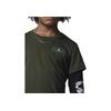 Jordan Flight MVP Round Neck Layered Long Sleeve T-Shirt Kids Tops Khaki-Green FD4980-325