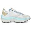 Puma Valiant Nitro Unnatural Unisex Low Top Running Shoes White Grey Blue 386718-01