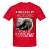 Maglietta Meme Unisex Lo Chiami Autismo Io Lo Chiamo Avere Quel Cane Dentro di Me Vintage Oversize Cotone Girocollo Manica Lunga Maglietta Unisex