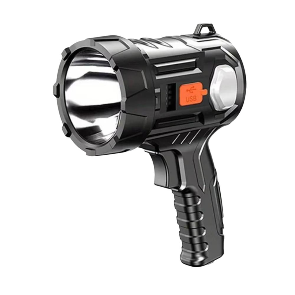 Long-Lasting Battery LED Searchlight 3000 Lumens Handheld  Flashlight  Outdoor Camping