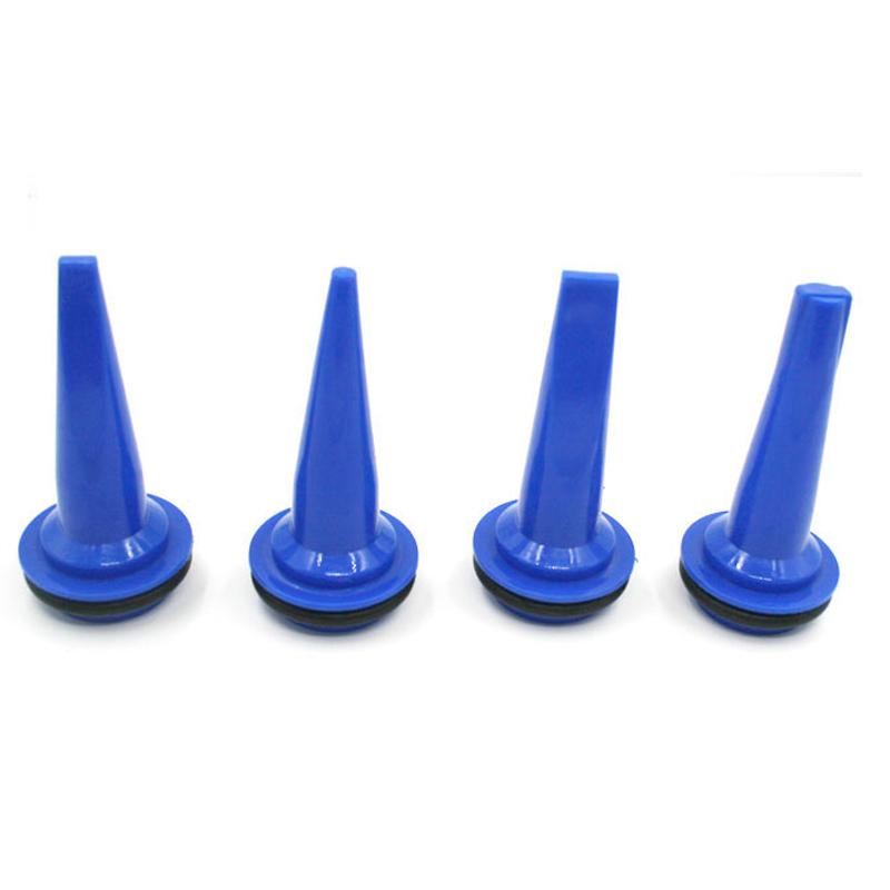 4pcs/pack Glue Gun Nozzle Caulking Finisher Caulk Nozzle Applicator Caulking Gun Sealant Tools Accessories Sealing nozzle
