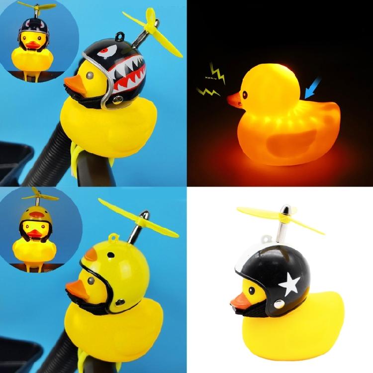 Rubber Duck Bike Bells Yellow Duck Bike Decorations Accessories Duck Bike Bells Bike Handlebar Bells with Propeller