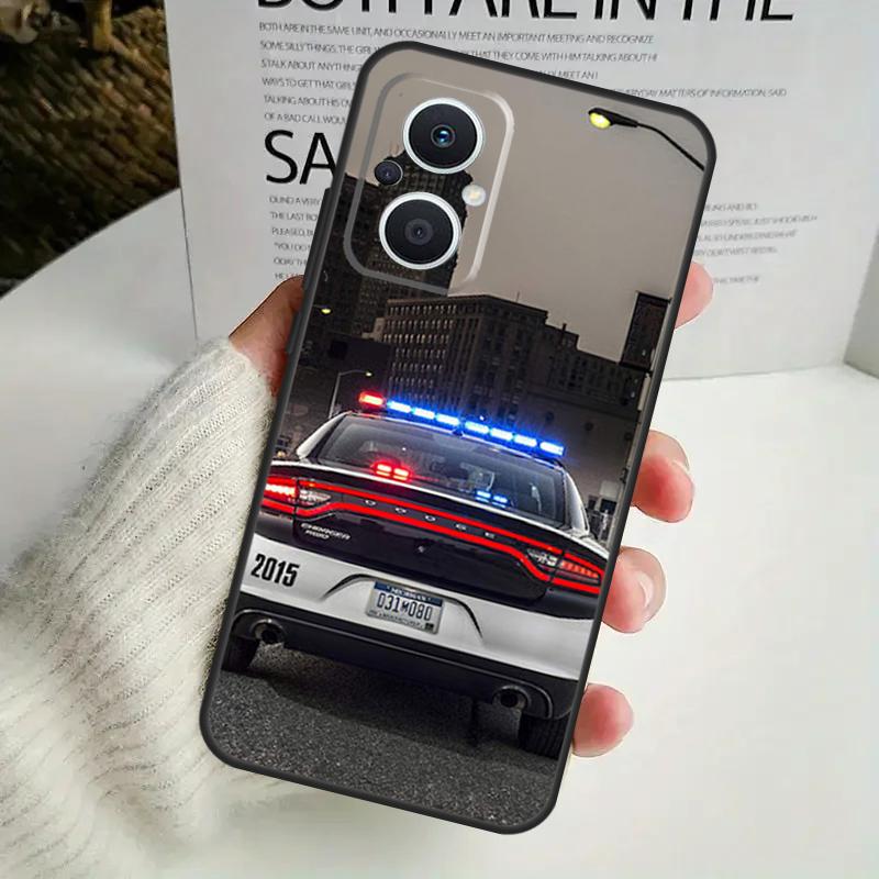 

Чехол для полицейской машины для OPPO Reno 8 7 6 5 4 Lite 8T 5Z 4Z 10 11F OPPO Find X5 X6 Pro X2 Neo X3 Lite Cover OPPO Reno10 5G