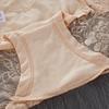 Mutandine con fiori di pizzo cavo Lingerie sexy senza cuciture da donna Slip con rialzo per fianchi taglie forti Mutandine sanitarie traspiranti Biancheria intima per dormire