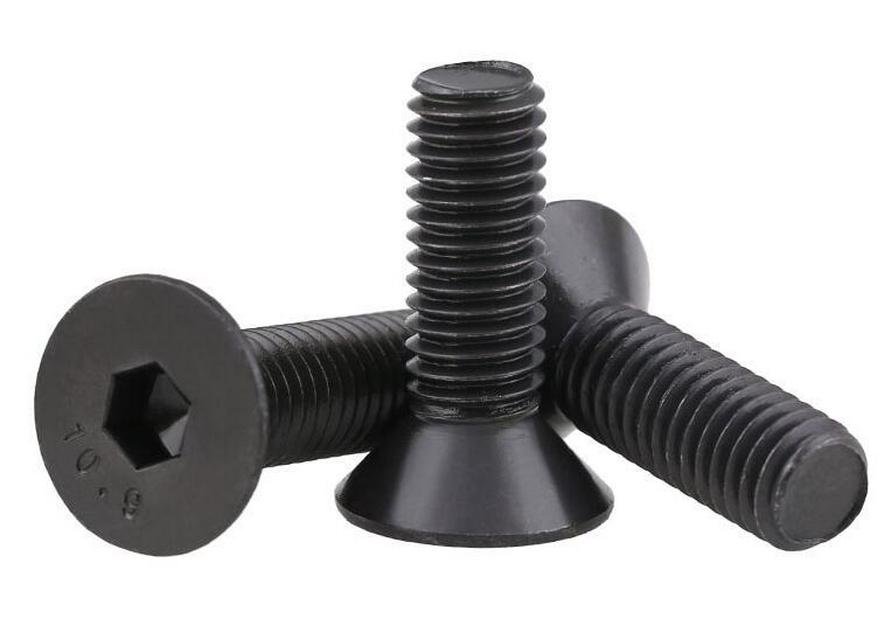 High-Strength Class 10.9 Flat Head Socket Cap Screws Bolts M2-M4