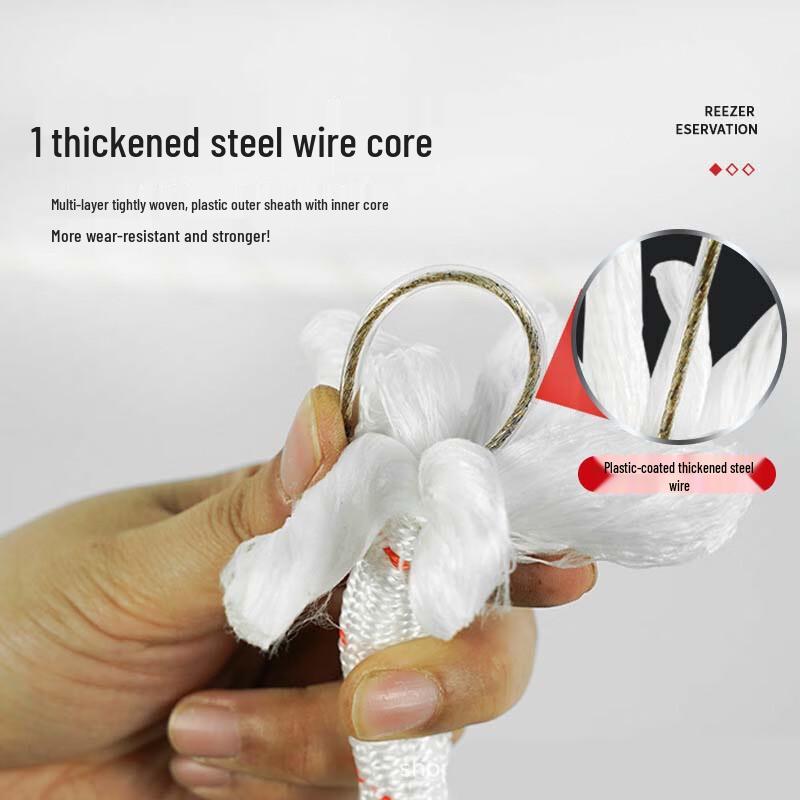 Ruifulaik Steel Core Safety and Climbing Rope