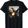 Dabbing Mona Lisa Dab Funny Memes Dabbing Dab Fun T-Shirt