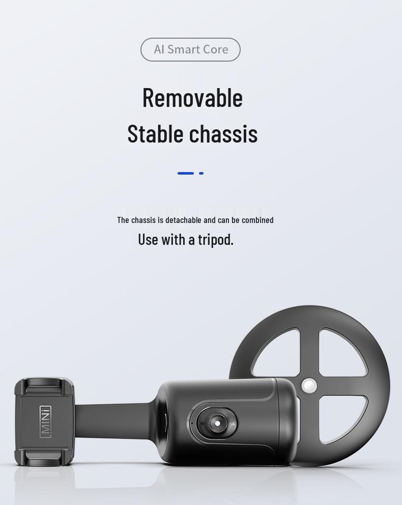 Smart 360° AI Face Recognition Gimbal for Live Streaming & Selfies